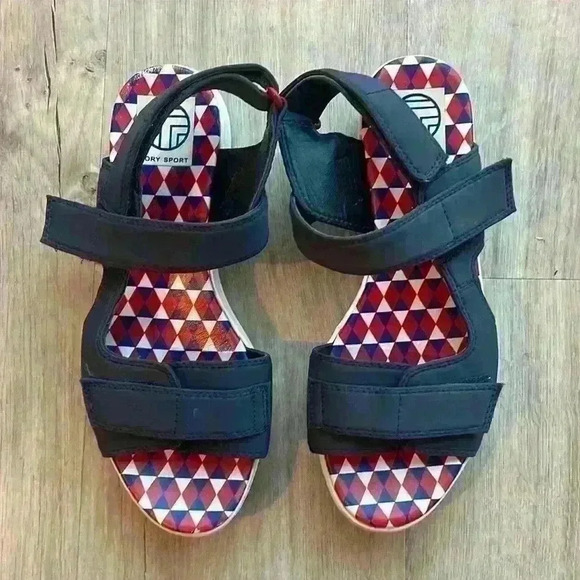 Tory Sport Shoes - Tory Burch Tory Sport Velcro Sandals Navy sz 7.5 (runs small)